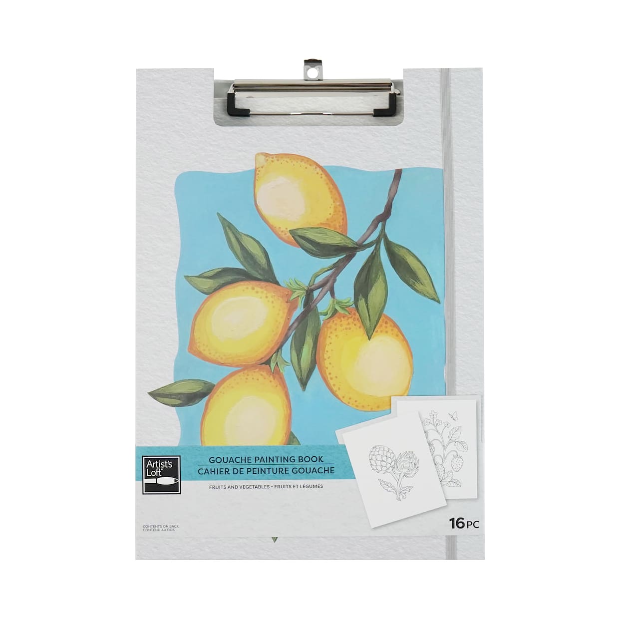 Fruits & Vegetables Gouache Painting Book Kit by Artist's Loft®
